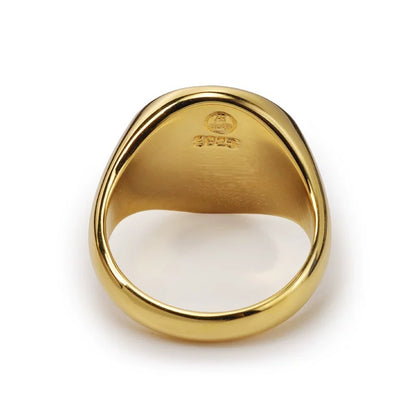 To Everything There Is a Season Quote Men's Silver Signet Ring