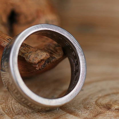 Morgan Silver Dollar Coin Band Ring