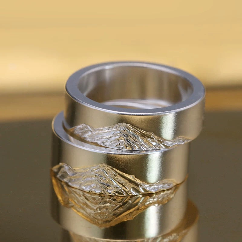 Mountain Range Silver Ring