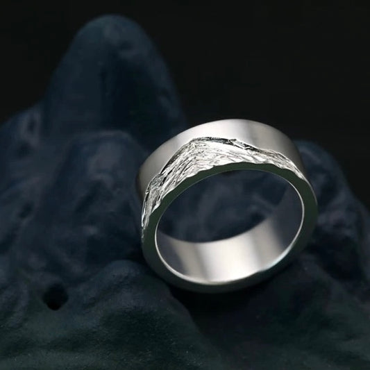 Mountain Range Silver Ring